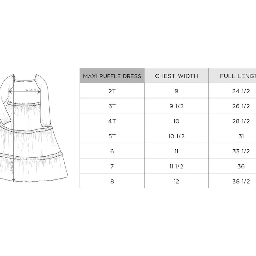 Girl's Long Sleeve Maxi Dress