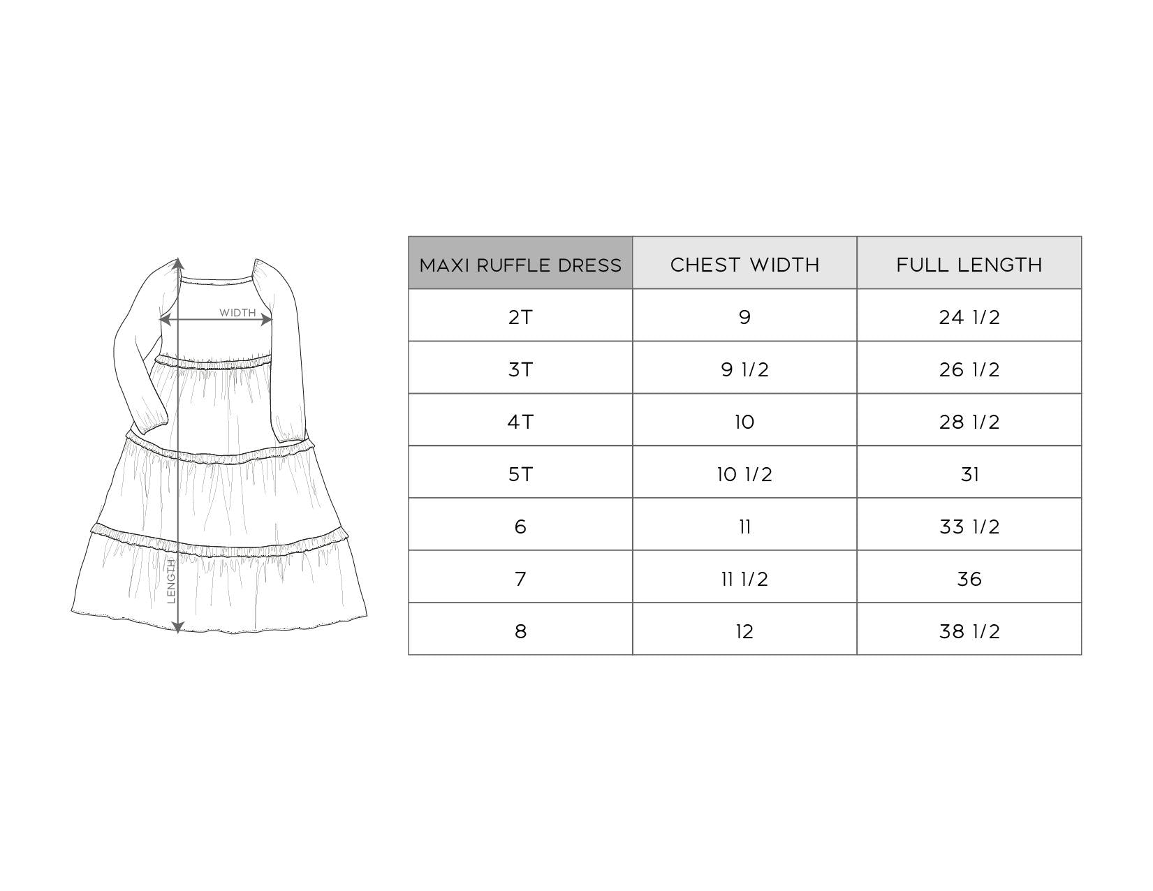 Girl's Long Sleeve Maxi Dress