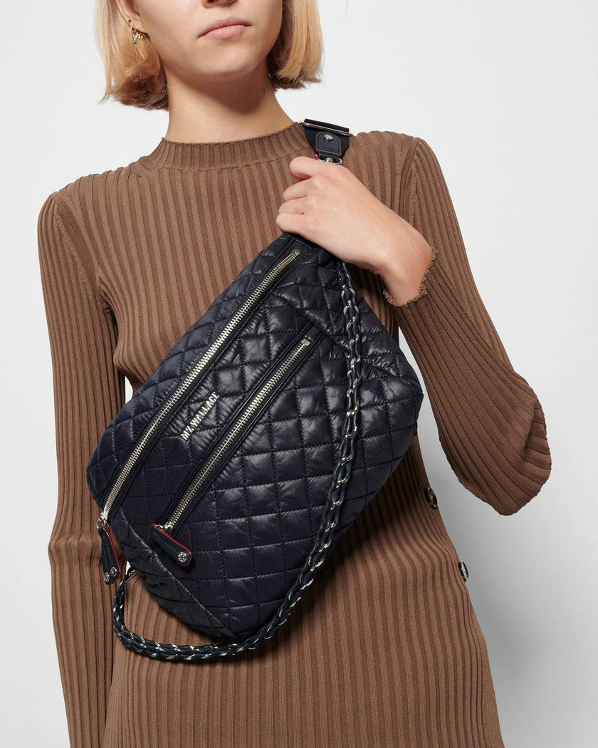 Black Crosby Crossbody Sling Bag