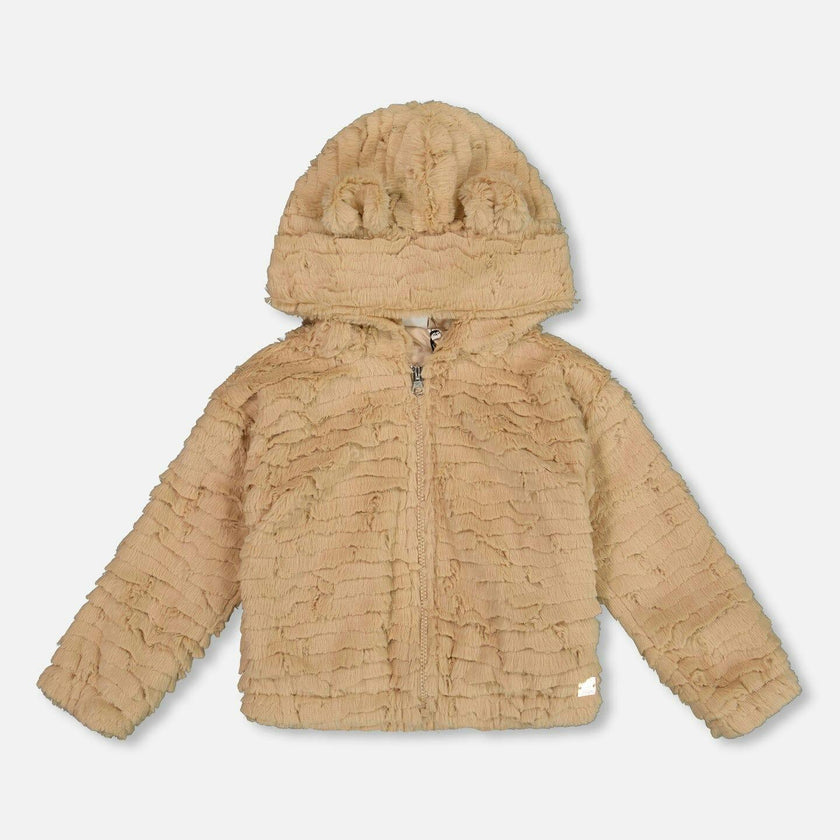 Faux Fur Hooded Jacket