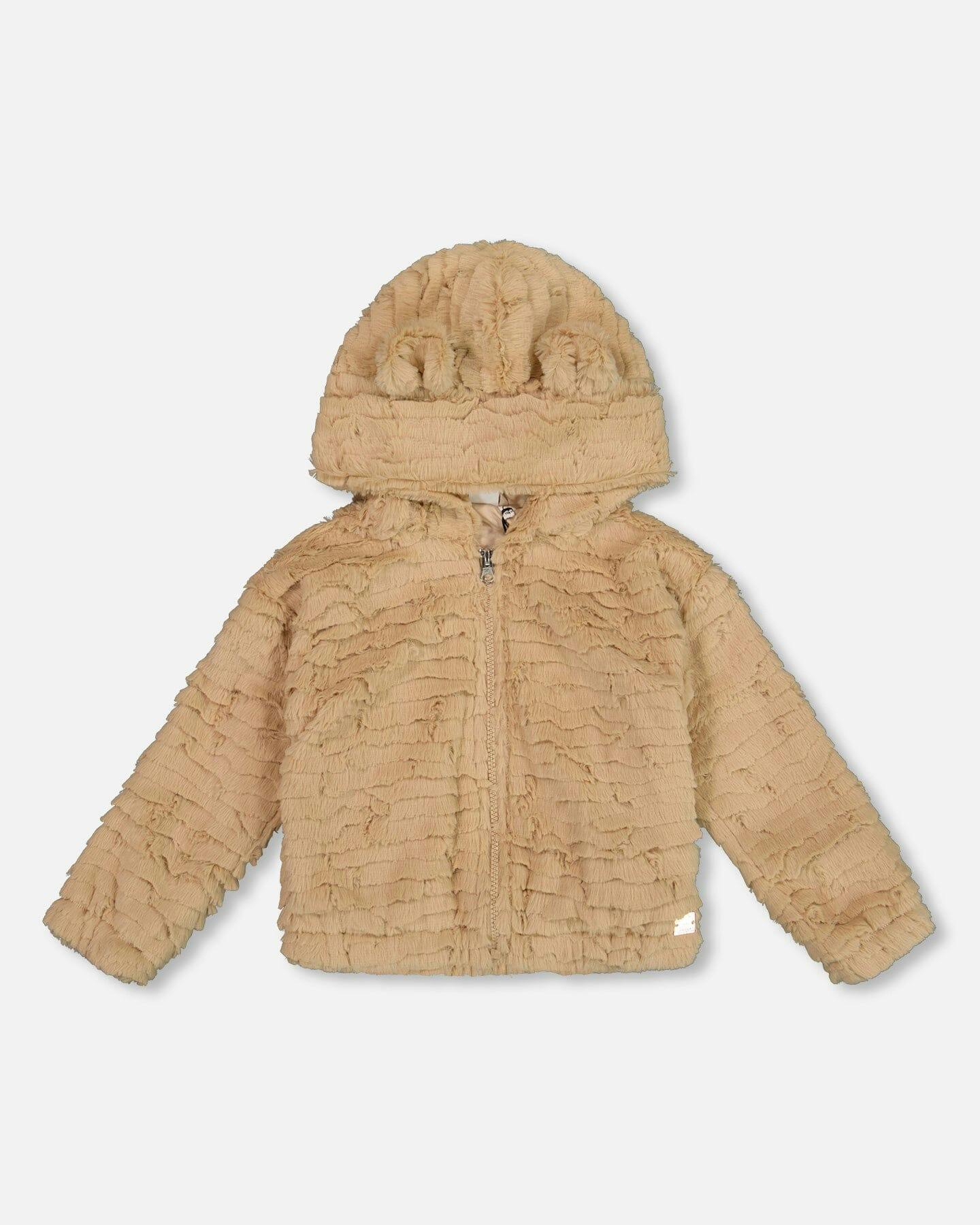 Faux Fur Hooded Jacket