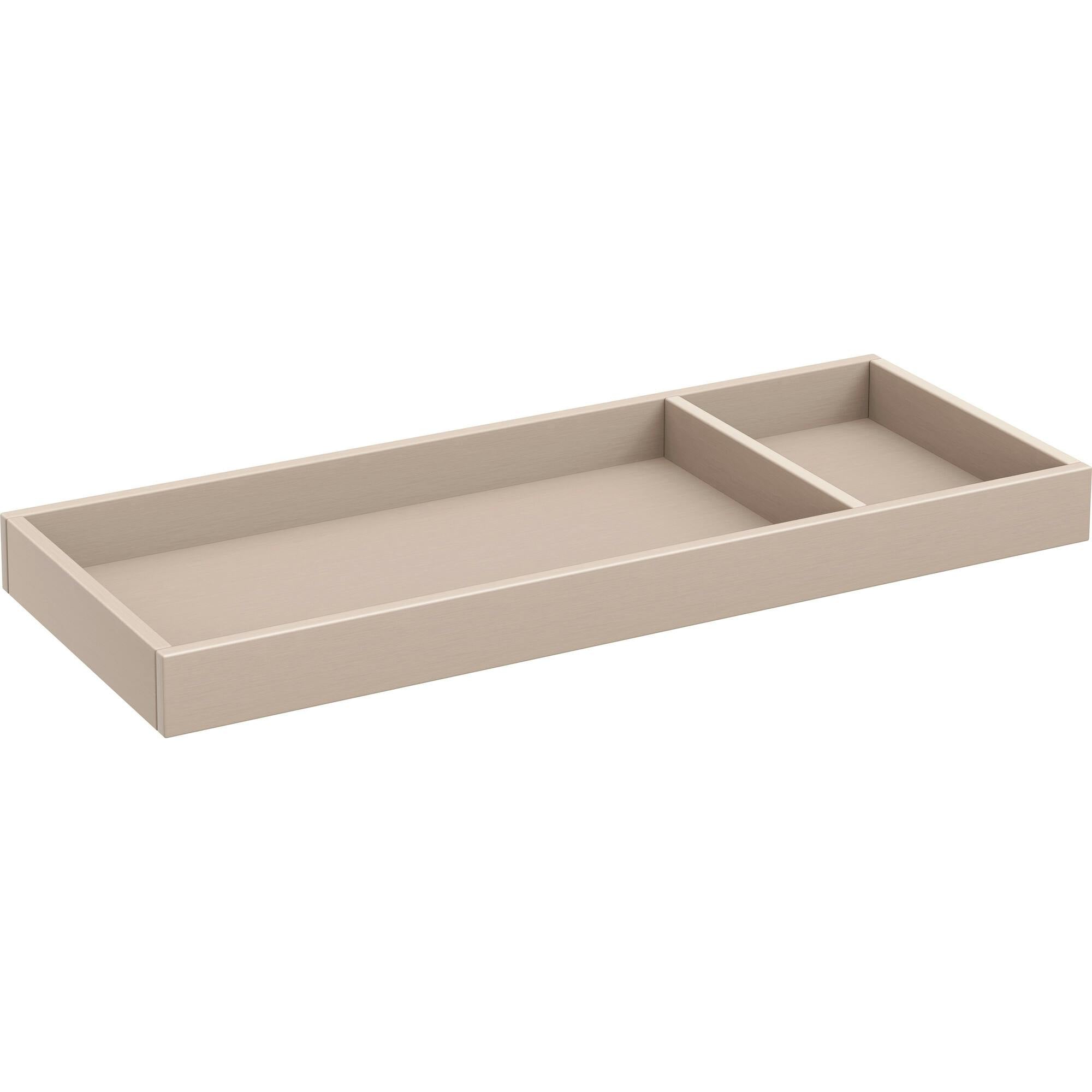 Universal Wide Removable Changing Tray in Washed Pine