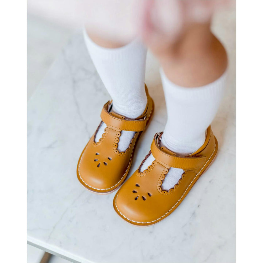 Angie Scalloped T-Strap Mary Jane