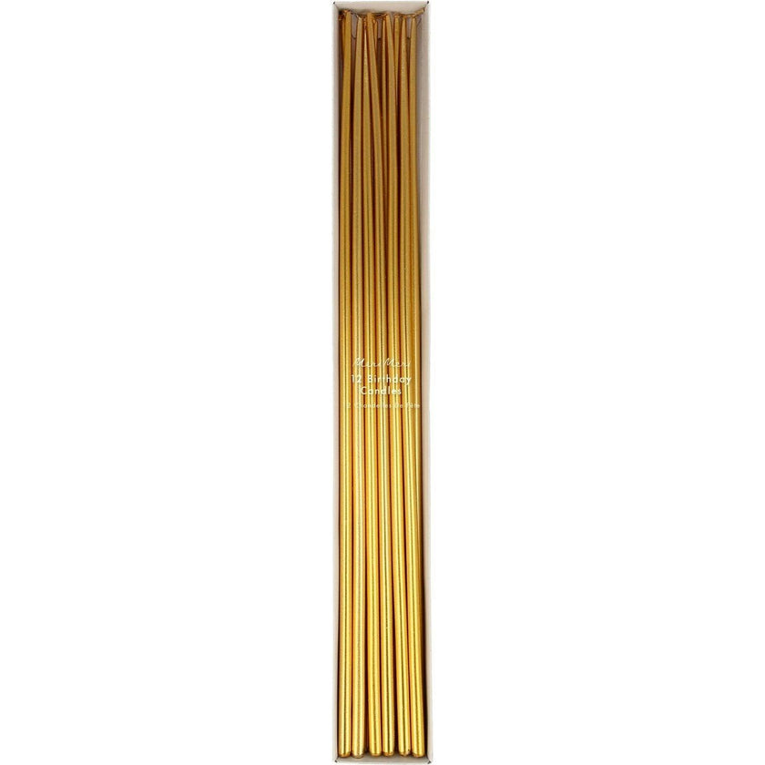 Gold Tall Tapered Candles
