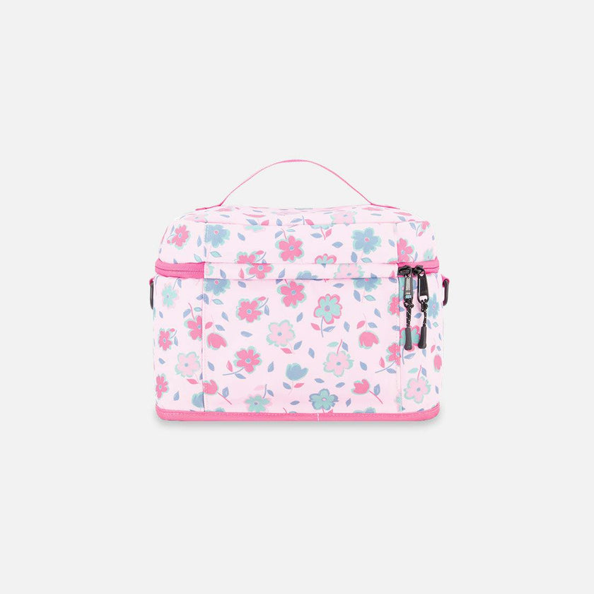 Little Girl Flowers Charming Spacious Durable Lunch Box