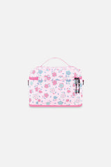 Little Girl Flowers Charming Spacious Durable Lunch Box