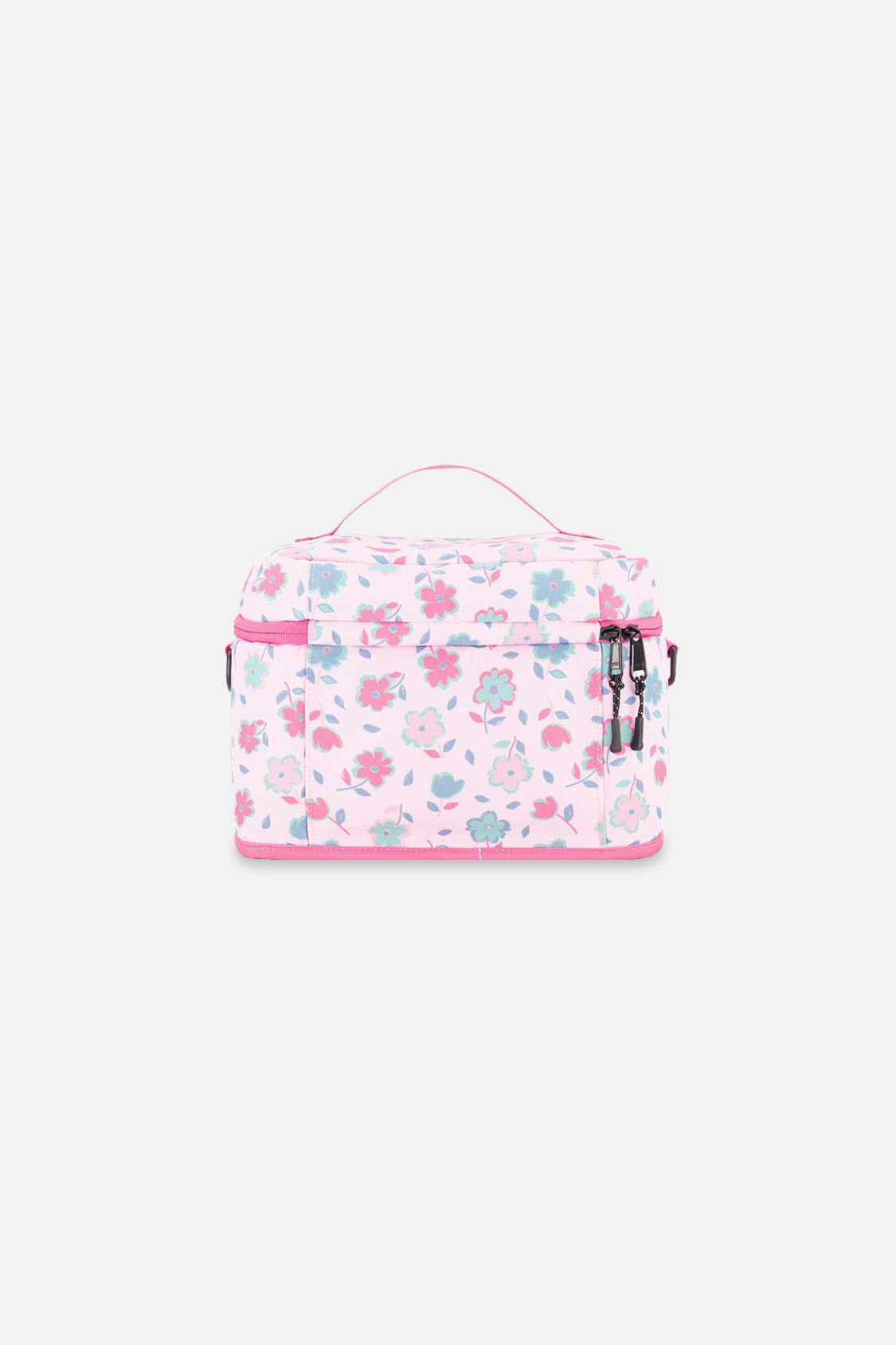 Little Girl Flowers Charming Spacious Durable Lunch Box