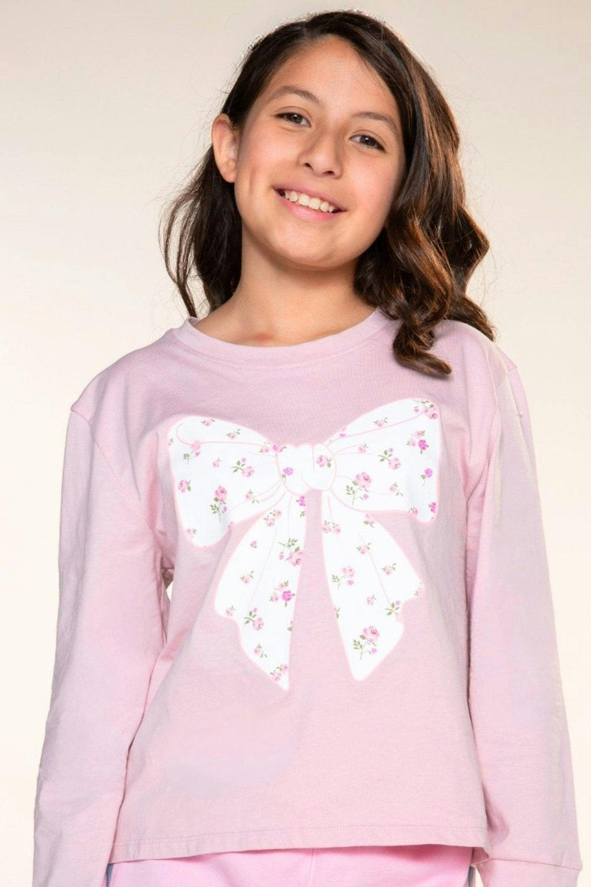 Washed Cotton Long Sleeve Easy Tee