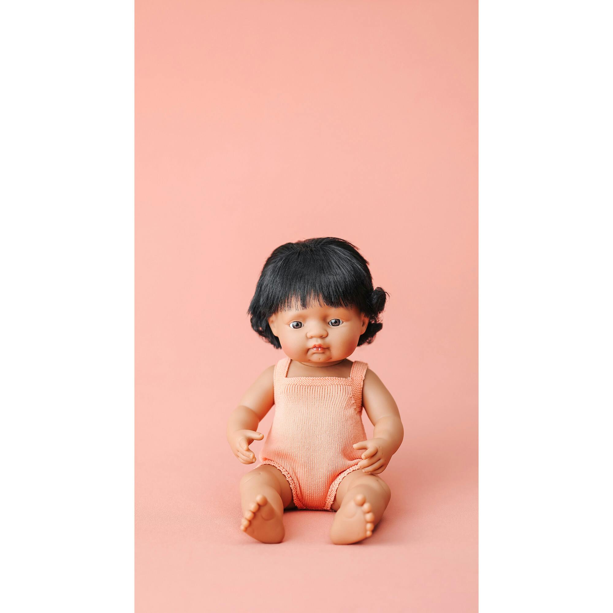 Colourful Edition Collection - Baby Doll Hispanic Girl 15” (salmon rompers)