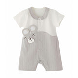 Gray Bear Romper