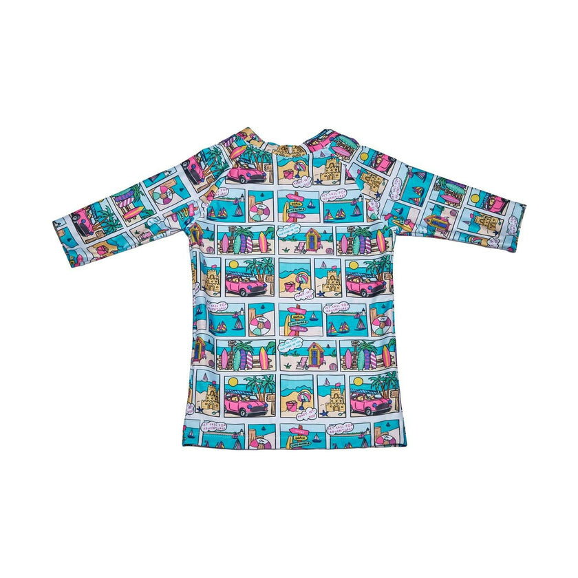 Boys Short Sleeve Rashie – UPF 50+ (Bondi)