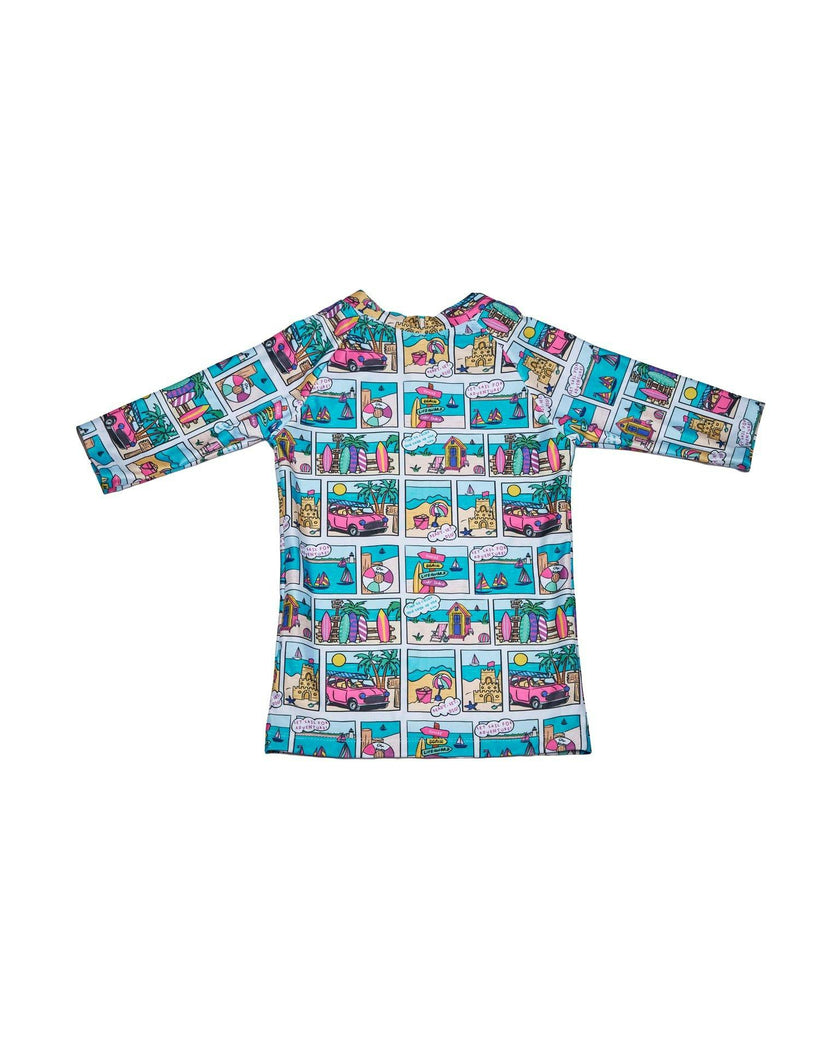 Boys Short Sleeve Rashie – UPF 50+ (Bondi)
