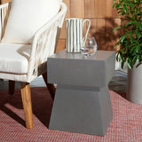 Zen Indoor/Outdoor Mushroom Concrete Accent Table