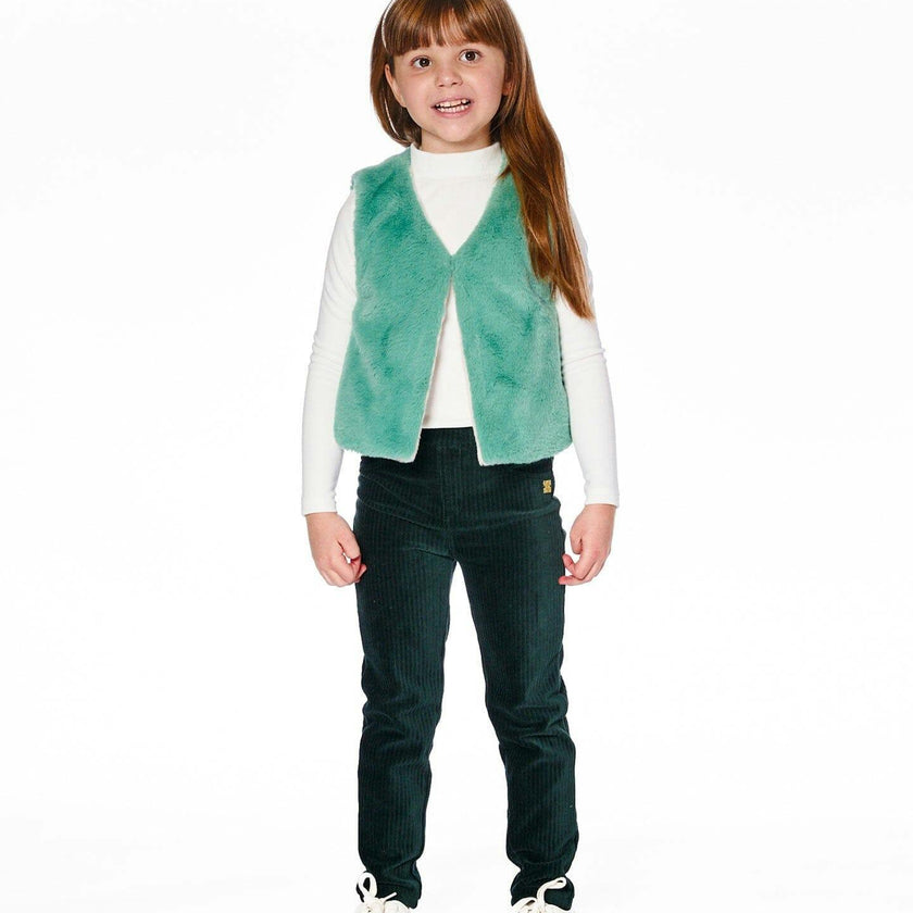 Stretch Velour Rib Treggings
