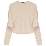 Rhinestone Decorative Tacked Knit Sweater
