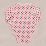 Baby Wonder Bodysuit - Pink Mini Half Hearts