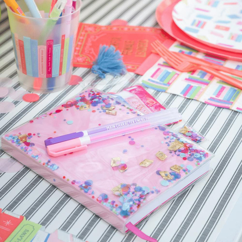 Book Club Confetti Notebook
