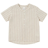 Shirt In Cotton Striped Fabric