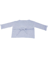 Little Royals Baby Tie-Front Sweater - Blue