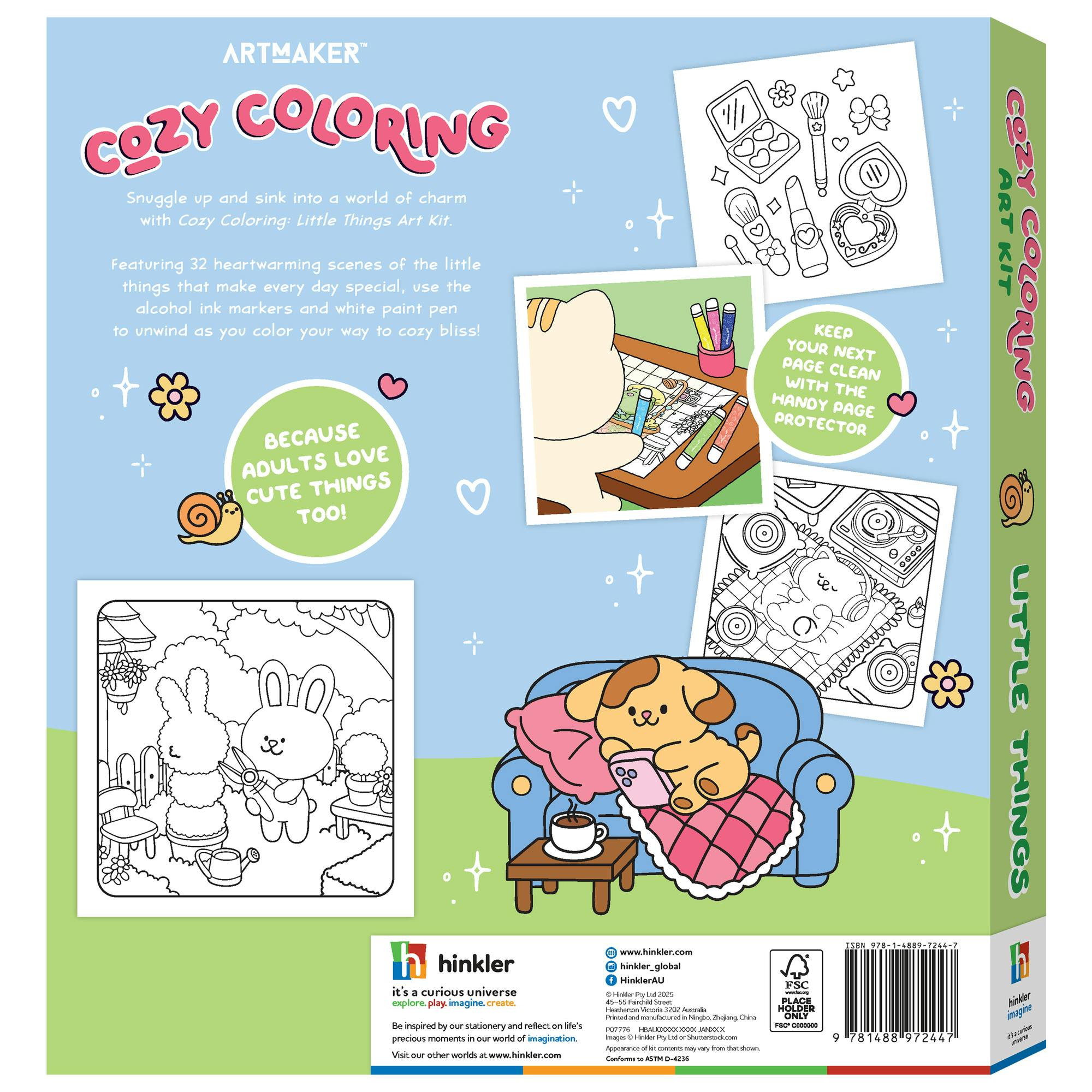 Art Maker: Cozy Coloring Kit - Little Things