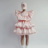 CAROLINE BOSMANS Gloss Flamingo Dress
