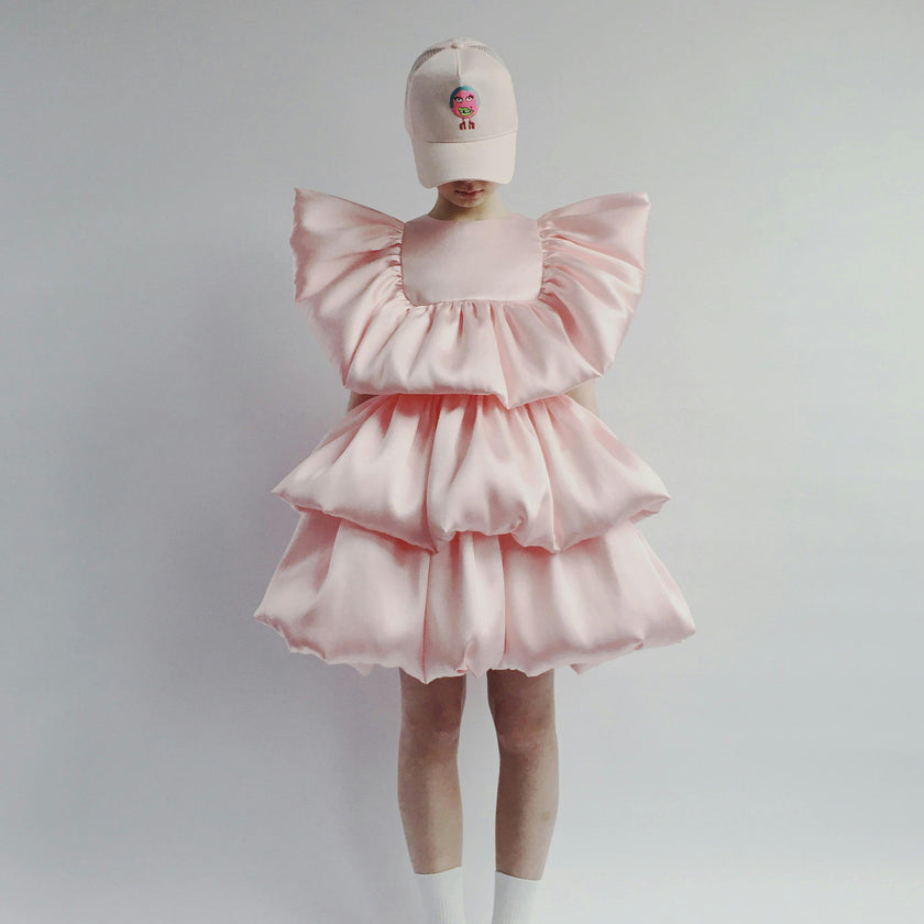 CAROLINE BOSMANS Gloss Flamingo Dress