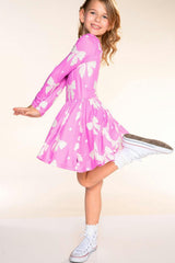Simply Soft Long Sleeve Scoop Back Be Happy Dress