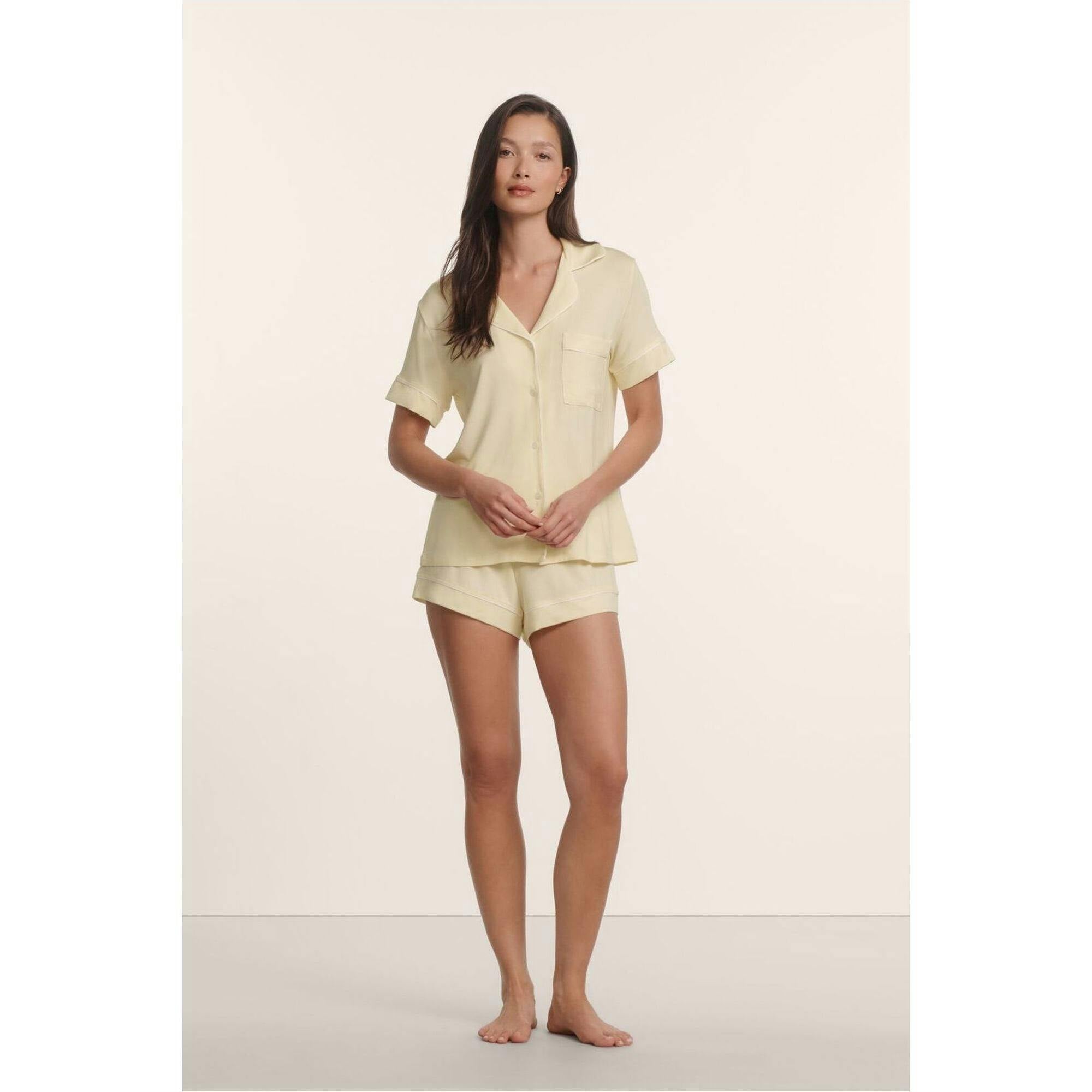 Gisele TENCEL™ Modal Relaxed Short PJ Set, Yellow