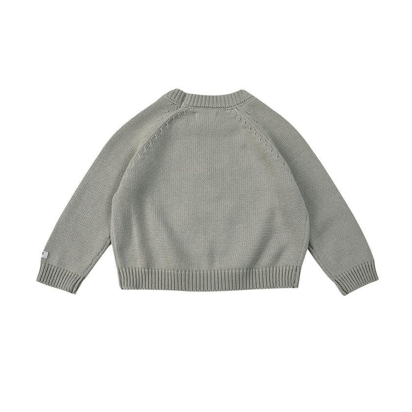Loeke Sweater | Panda | Silver Grey