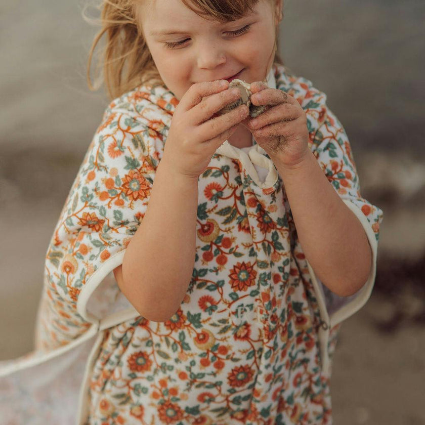 Bathing Towel Poncho | Organic Cotton - In Bloom