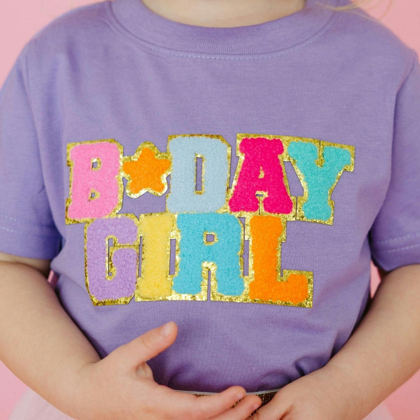 Birthday Girl Patch Short Sleeve T-Shirt