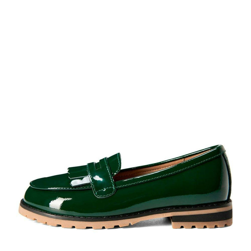 Francie Glossy Patent Leather Loafers
