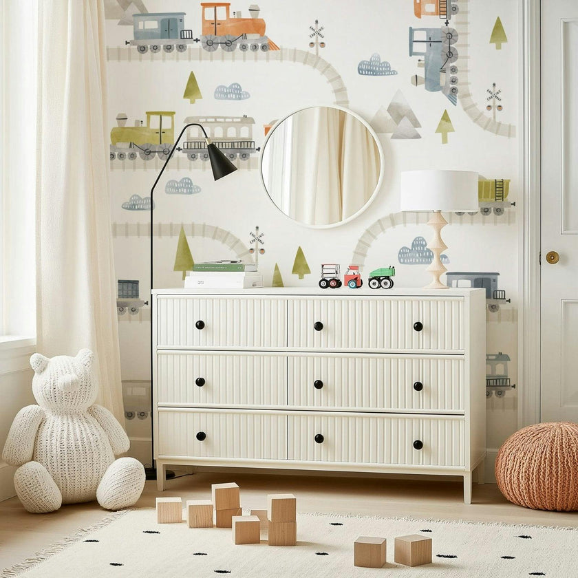 Train Kit • Large • Peel-and-Stick Wall Decals