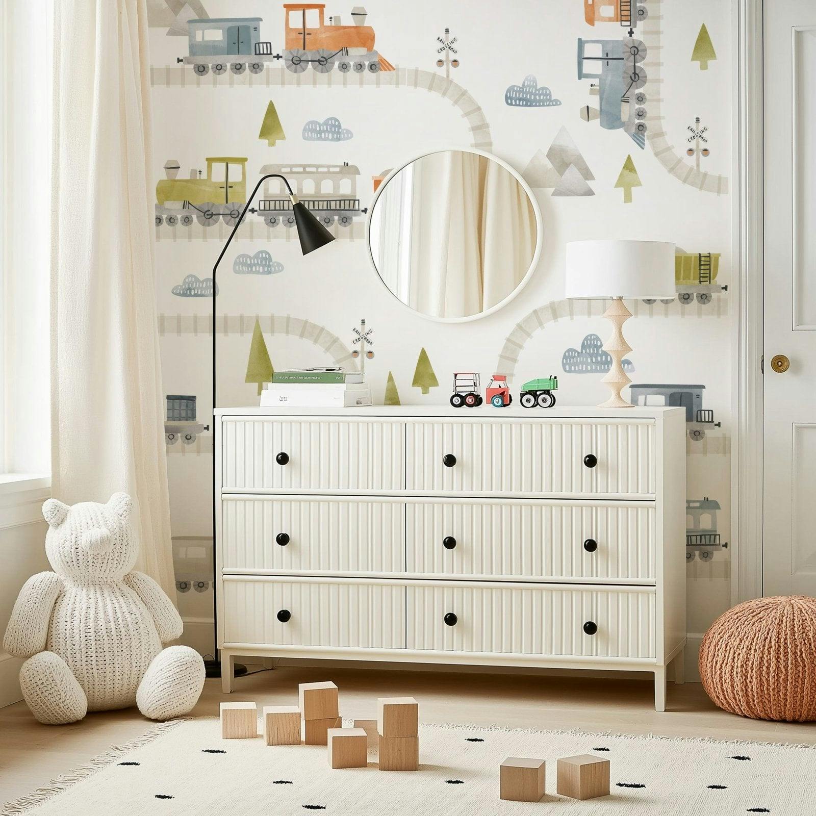 Train Kit • Large • Peel-and-Stick Wall Decals