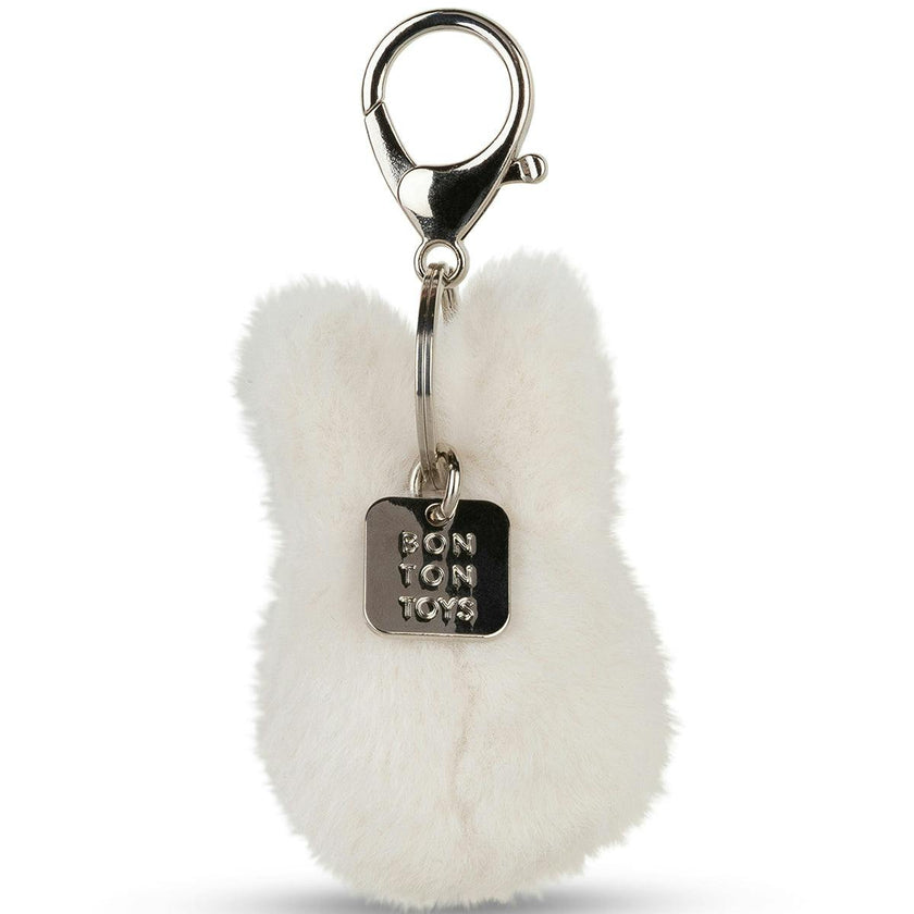 Keychain Miffy ECO Fuzzy Keychain Offwhite  3"