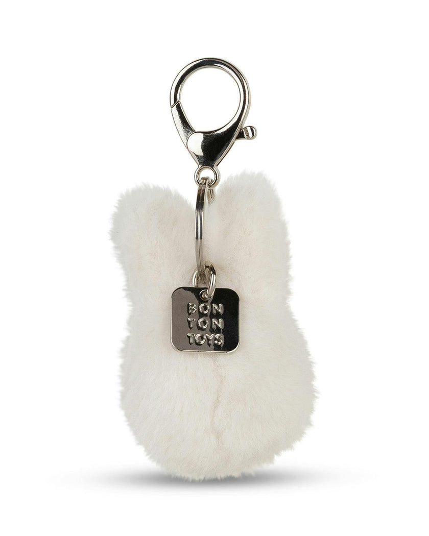 Keychain Miffy ECO Fuzzy Keychain Offwhite  3"