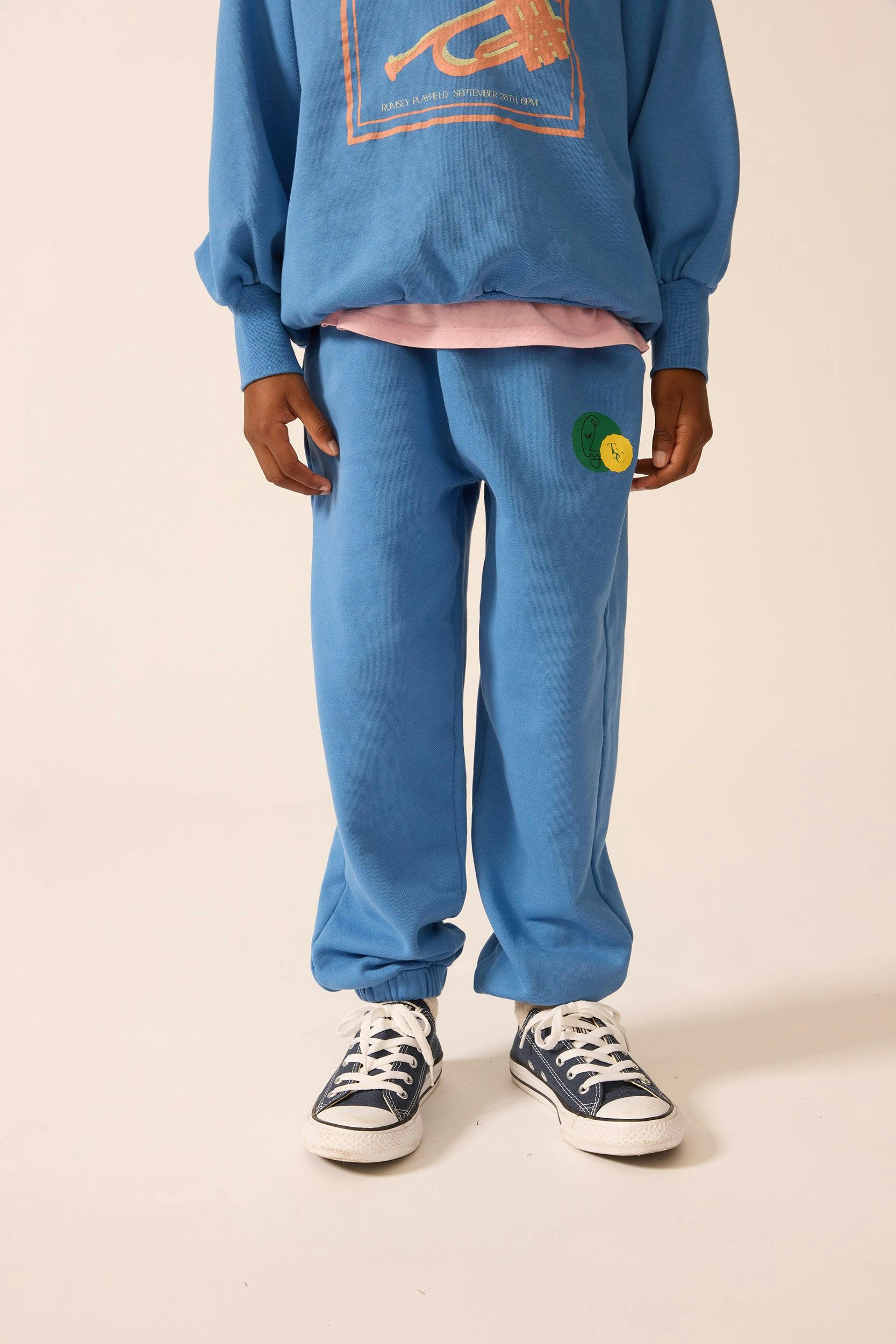 Organic Weekend Jogger in Blue Note