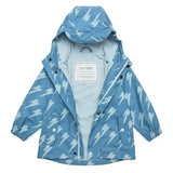 Recycled Waterproof Raincoat, Blue