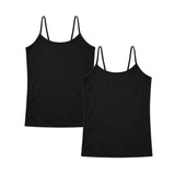 Girl's (7-10) Solid Full Cami /  Set of 2