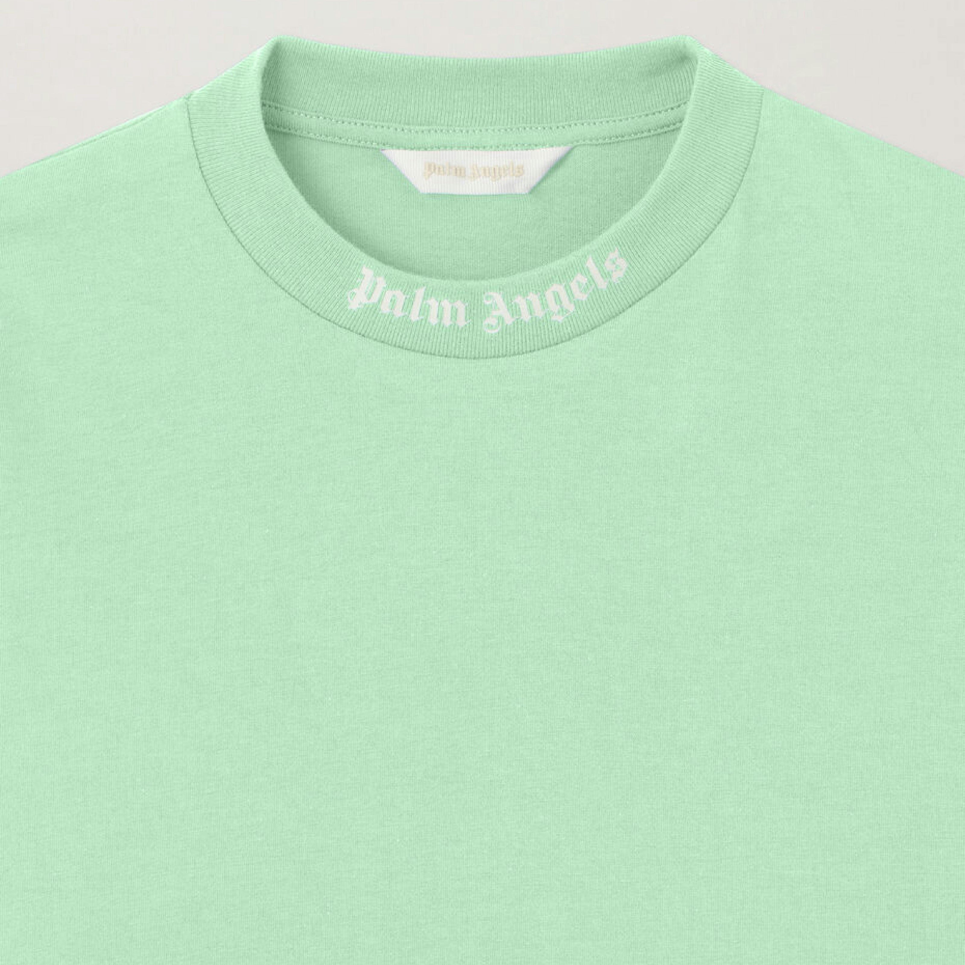 Green Overlogo Crewneck T-Shirt