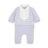 Pale Blue Logo Baby One-Piece Set