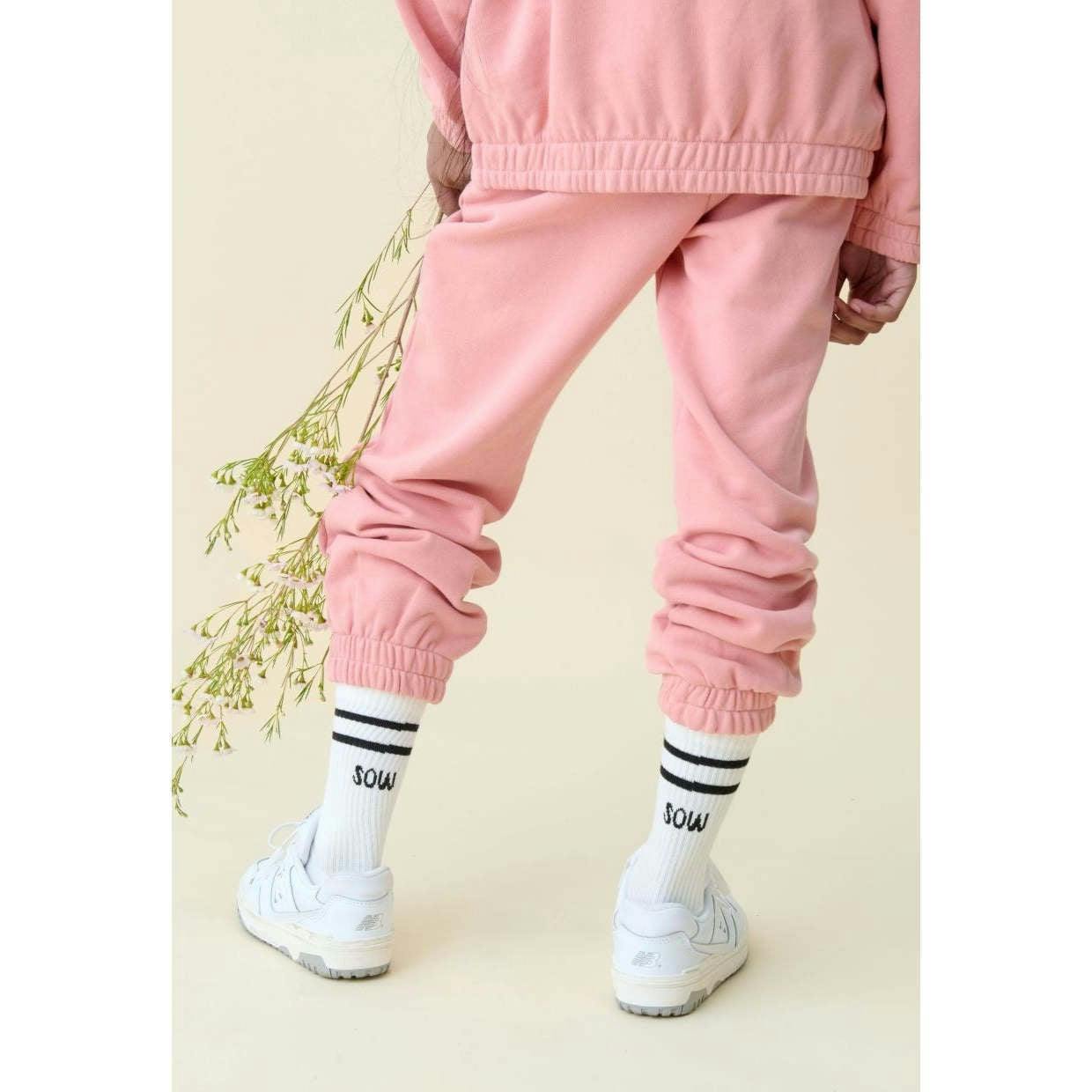 Relaxed Cotton Straight Leg Sweatpant