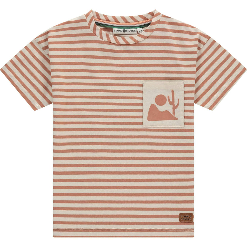 Striped Pocket T-Shirt