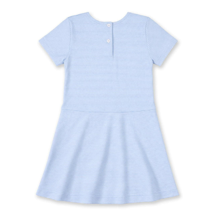 Stripe Knit Dress with Crayons