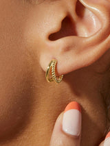 Small Hoop Earrings - Jesse