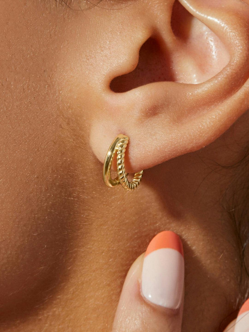 Small Hoop Earrings - Jesse