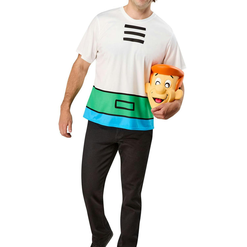 Men's The Jetsons Ben Cooper George Jetson T-Shirt and Half Mask