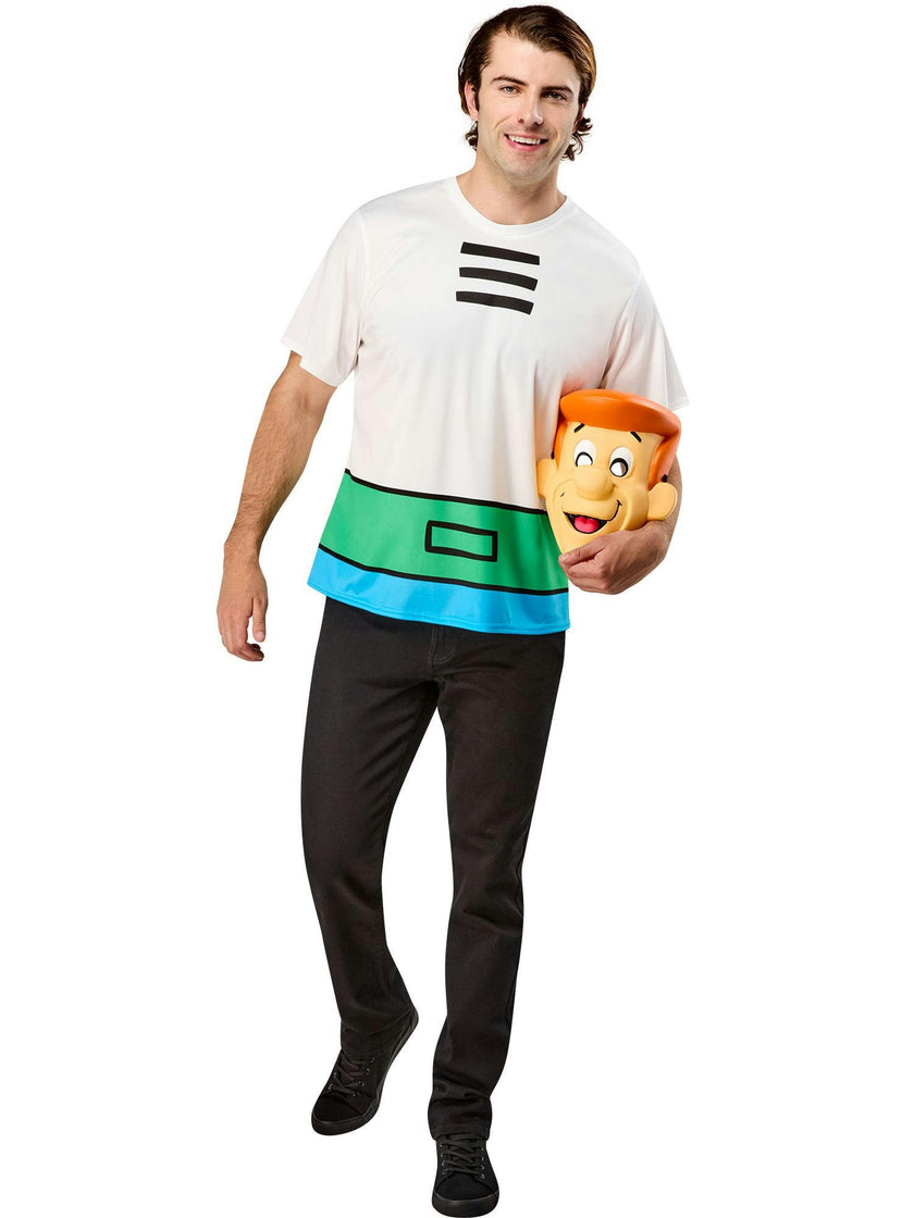 Men's The Jetsons Ben Cooper George Jetson T-Shirt and Half Mask