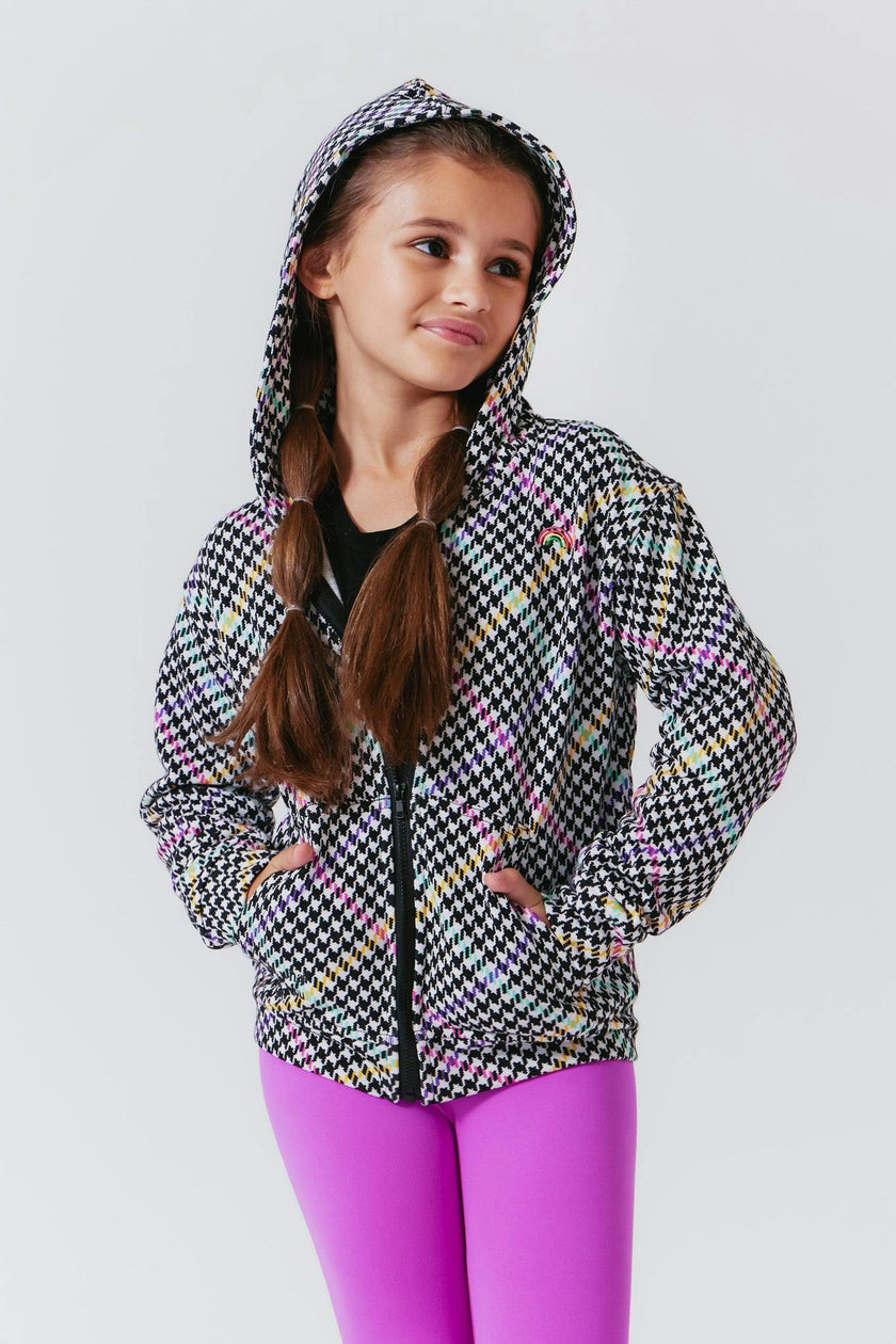 Girls Oversized Drop Shoulder Full-Zip Hoodie