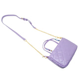 Quilted Rhinestone Tote Bag